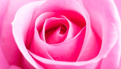 Close-up of a pink rose's center