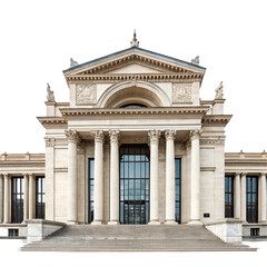 Museum isolated on transparent background  
