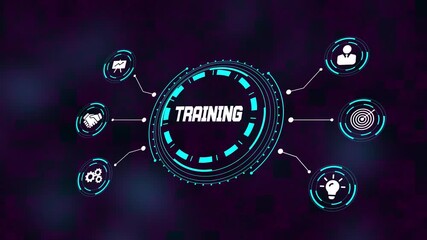 Training coaching and mentoring for business development, professional performance, and organizational growth concept