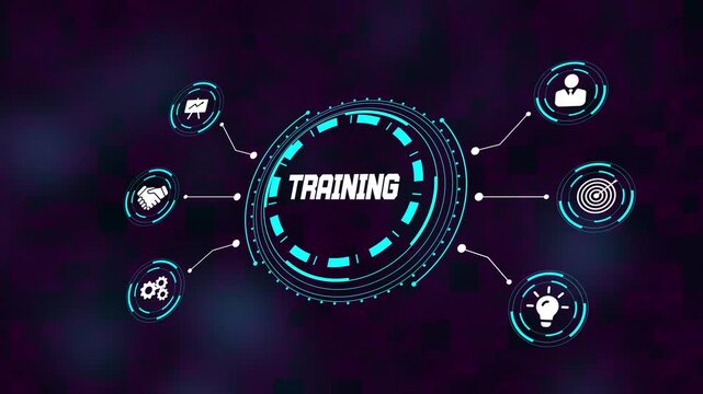 Training coaching and mentoring for business development, professional performance, and organizational growth concept