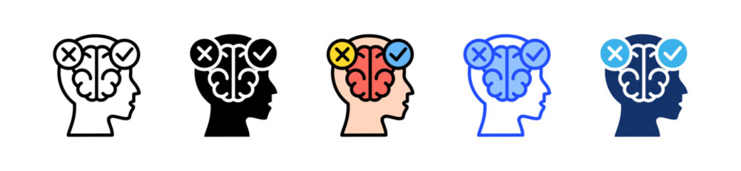 Smart Decision Icon Collection With Multiple Styles