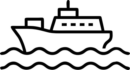 Elegant sailboat gliding across a stylized ocean wave