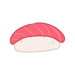 tuna sushi illustration