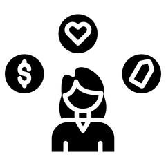 Consumer Behavior glyph icon
