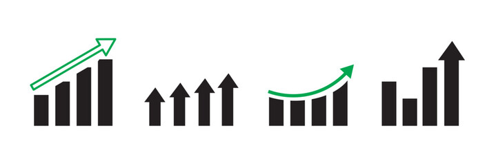 business graph icon vector icon illustration