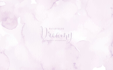 Dreamy Soft-Tone Hand-Painted Abstract Watercolor Texture Background
