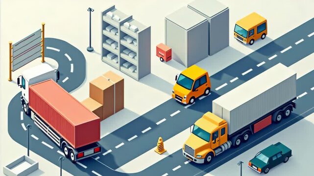 Procurement management and supply chain concept. Procurement icons related to logistics, supply chain, and inventory management. procurement in ensuring efficient business operations.