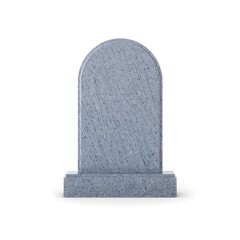 Isolated gravestone tombstone memorial headstone cemetery stone death monument grave marker
