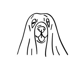 Dog ghost for halloween