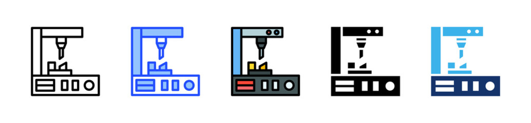 3D Printing Icon Collection With Multiple Styles