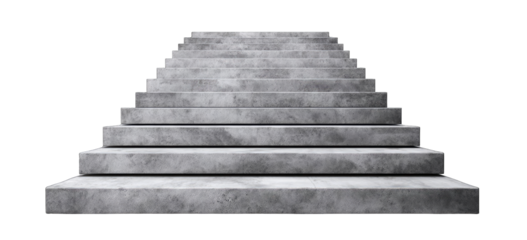 Gray stone steps leading upward