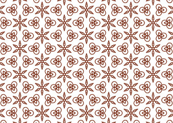 Geometric Floral Elegant Seamless Pattern Background for Printing Surface Products Texture 