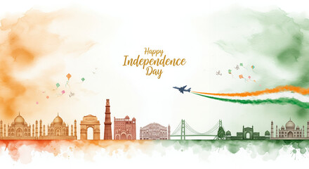 Illustration for India Independence Day 2025, 79th Independence Day for India