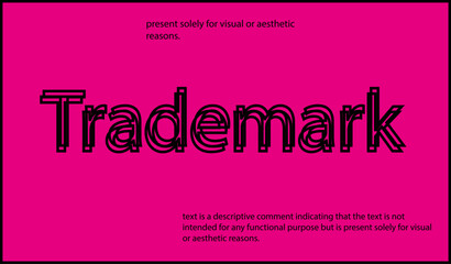 Trademark text written in lowercase letters.Vector lettering design. Simple word.