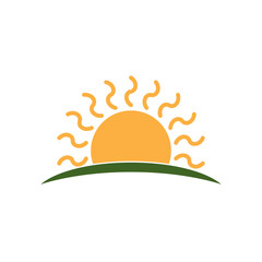 sun ilustration design