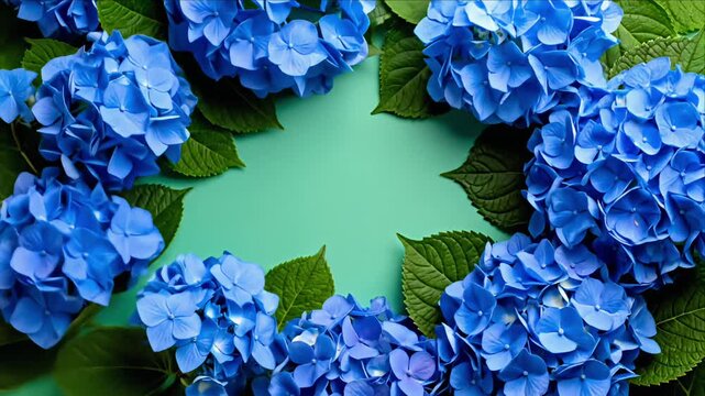 Hydrangea floral arrangement