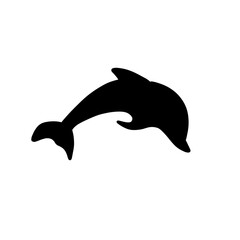 Fototapeta premium Dolphin silhouette