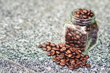 Roasted coffee beans