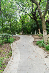 The road of City Park in China