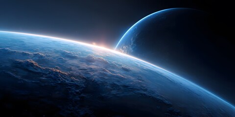Fototapeta premium earth in space