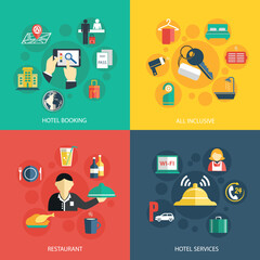 flat design concept illustration for web design and development