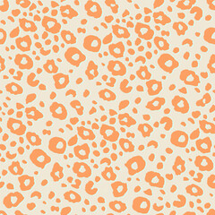 Animal Skin Rug. Colorful Safari Skin. Leopard Pattern Illustration. Bright Cream Texture Fur Texture Cheetah. Animal Print Text. Colored Texture.