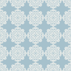 Seamless lace floral background. Luxury texture for wallpaper, wedding designs, invitation, fabric, Vector illustration.