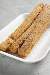 A view of some churros.