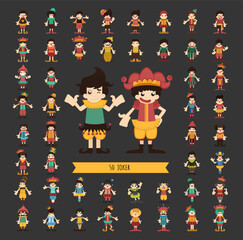 flat design concept illustration for web design and development