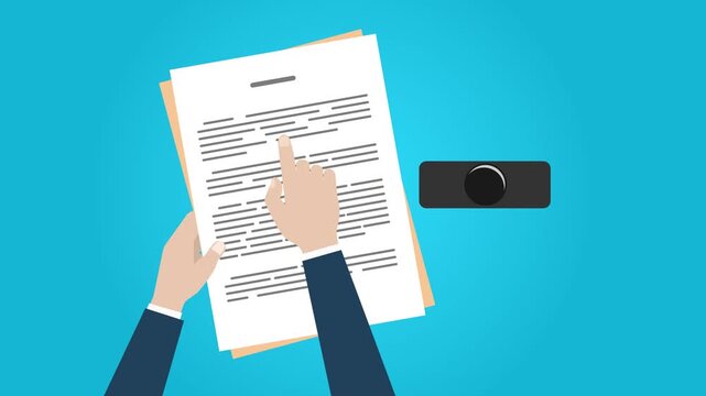 Approved Stamp on The Document Animation Video 4K suitable for your project needs