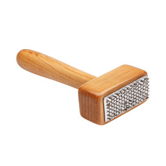 Professional wooden meat tenderizer tool for culinary preparation and cooking efficiency.