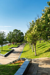 The road of City Park in China