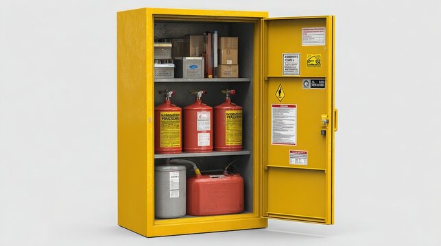 flammable material storage cabinet
