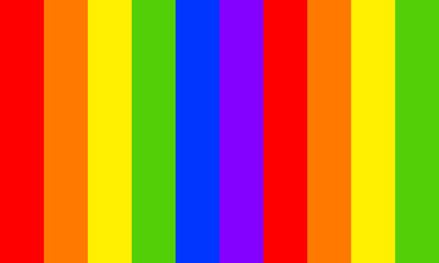 A view of vertical bright rainbow stripes, as a background.