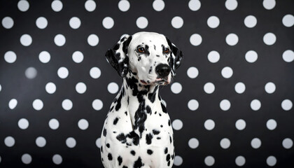 dalmatian dog portrait