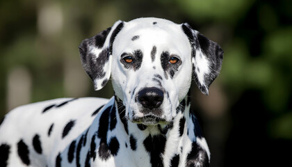 portrait of a dalmatian