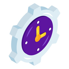Premium download icon of time management