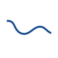 Abstract curved lines. Vector illustration