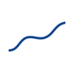 Abstract curved lines. Vector illustration