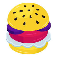 Modern design icon of burger