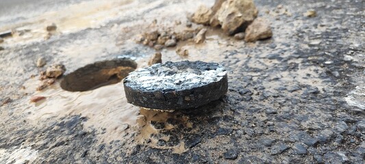 Thin core drill layers indicate potential non-uniformity or structural weakness