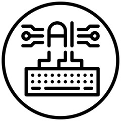 future automation icon circle