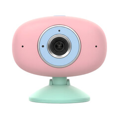 Fototapeta premium webcam on a white background Isolated on transparent background.