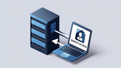 Professional Representation of Secure Remote Access Technologies Featuring Encrypted VPN Tunnels, Multi-Factor Authentication, Cloud-Based Connectivity, and Enterprise-Level Data Protection