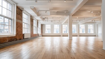 Spacious Loft with Exposed Brick and Natural Light, Ideal for Creative Workspace or Residential Conversion