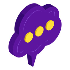 Premium download icon of chat