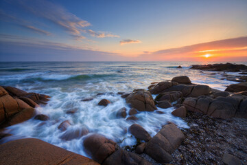 Obraz premium sunset on the beach