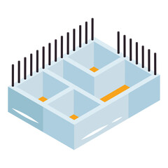 Perfect design icon of building construction