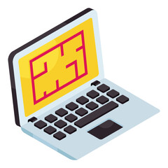 Premium download icon of online construction plan