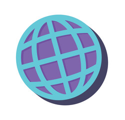Stylized Graphic of a Globe
